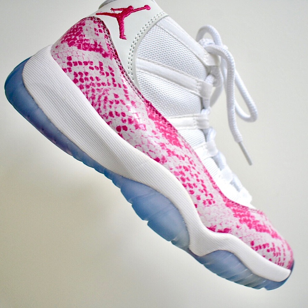 Jordan 11 Retro OVO - pink snake skin